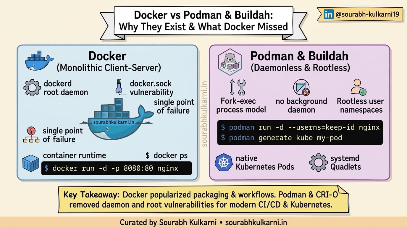 What Docker Solved, Where It Came From, and Why Podman Exists